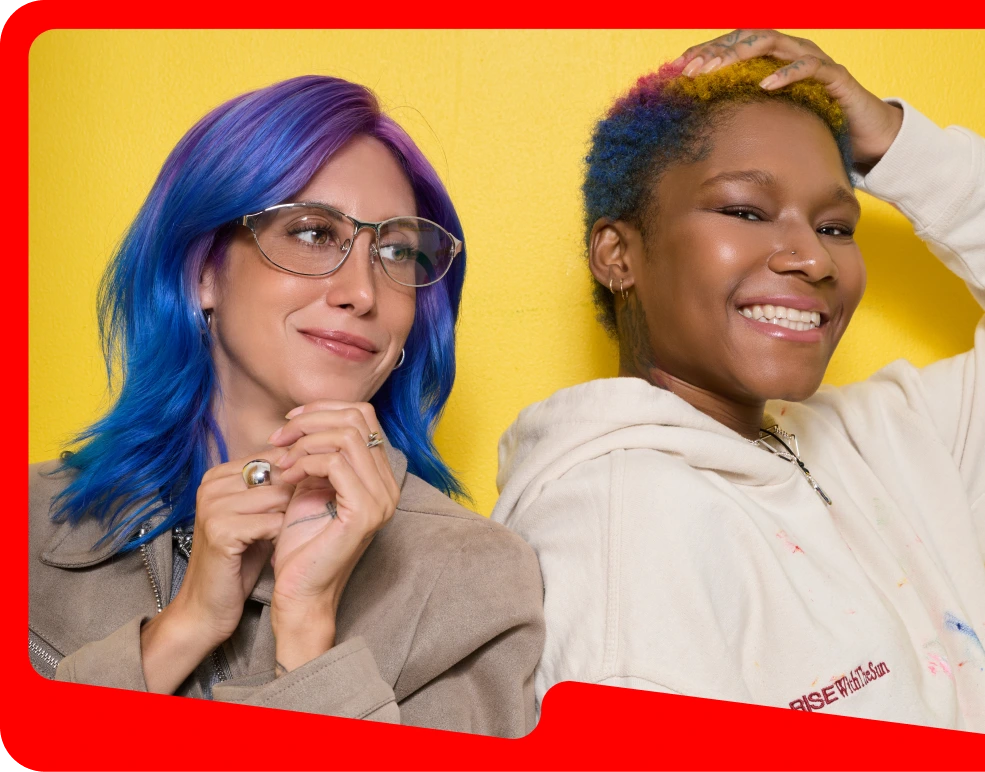 ColorBox mixer in red finish