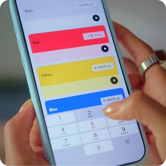 ColorBox app pro mode shade controls